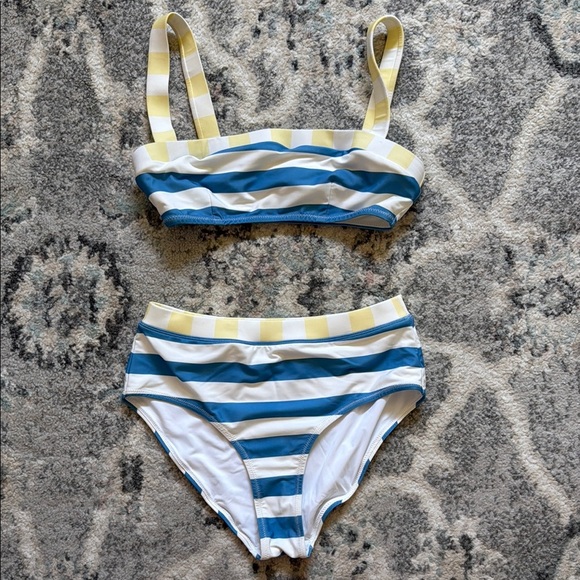 Staud Stripe Bikini - Picture 1 of 14